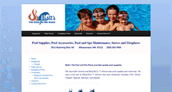 Desktop Screenshot of mattspoolsandstoves.com